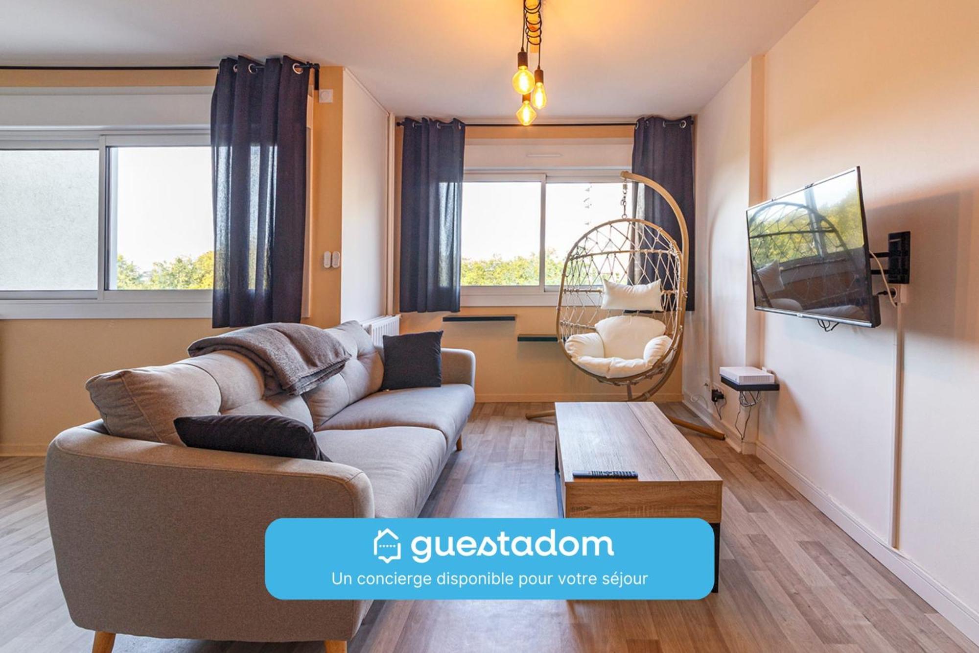 L'Oriole Wifi Parking Apartment Angers Bagian luar foto
